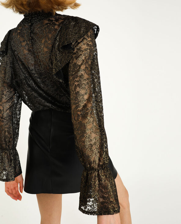 Blouse en dentelle doré - Pimkie