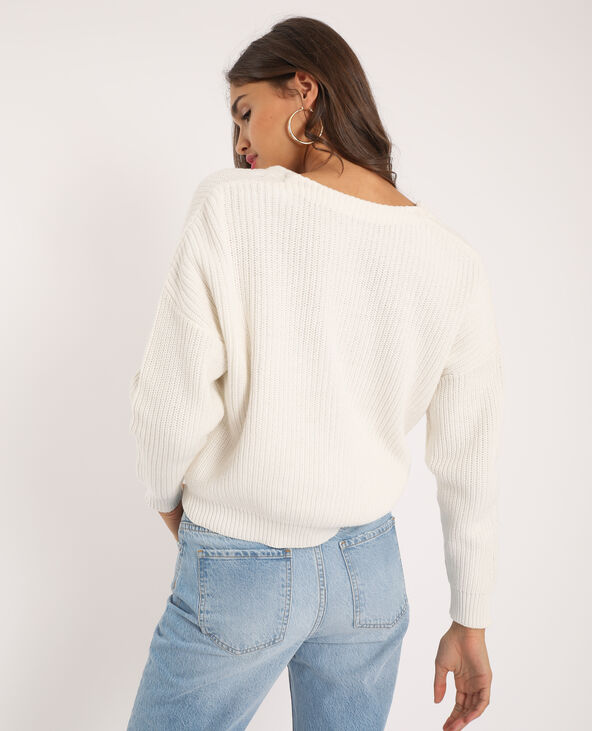 Gilet court blanc - Pimkie