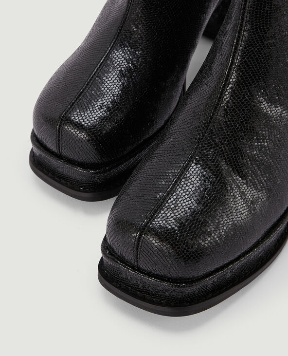 Bottines irisées à talon noir - Pimkie