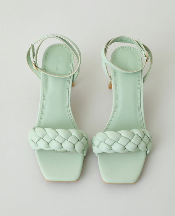 Sandales tress es talons