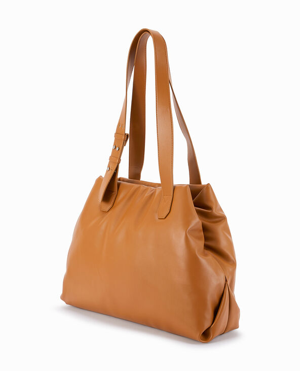 Grand sac cabas effet matelassé marron - Pimkie