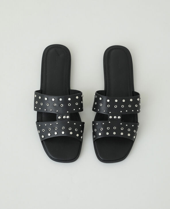 Mules cloutées noir - Pimkie