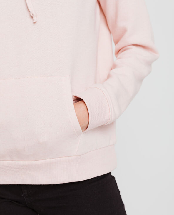 Sweat à capuche Enjoy rose clair - Pimkie