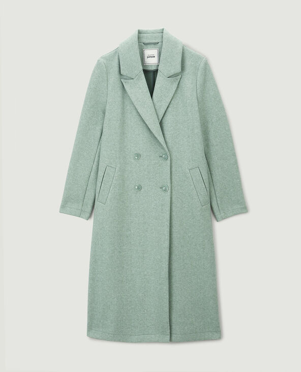 Manteau vert pastel store