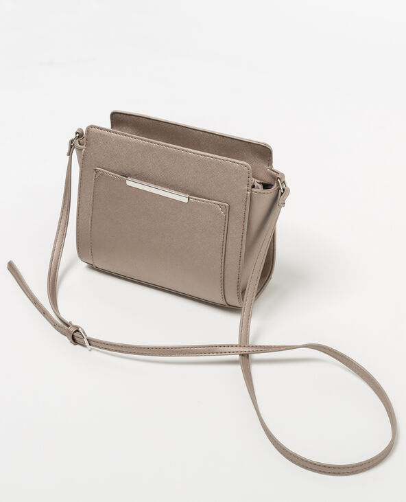 Petit sac trapèze argenté - Pimkie