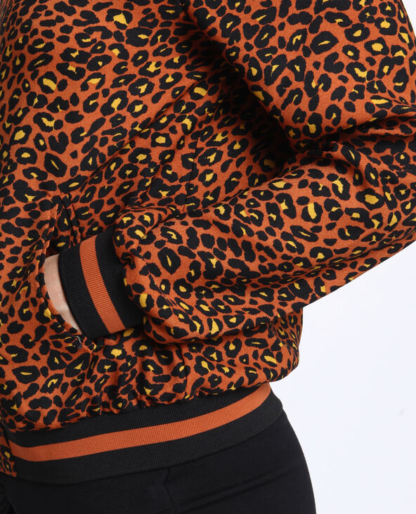 Bomber fluide léopard camel - Pimkie