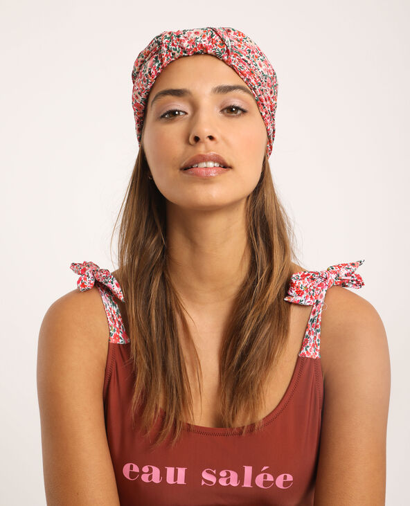 Foulard fleuri blanc - Pimkie