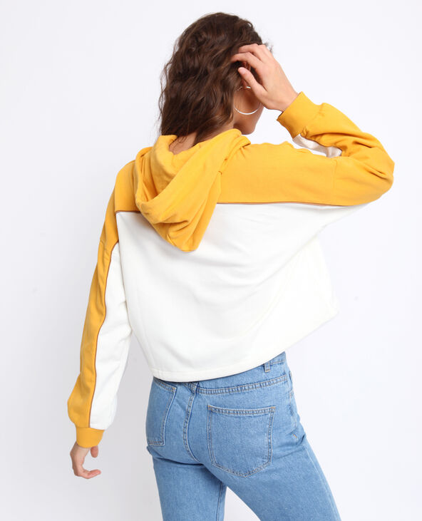Sweat à capuche jaune ocre - Pimkie