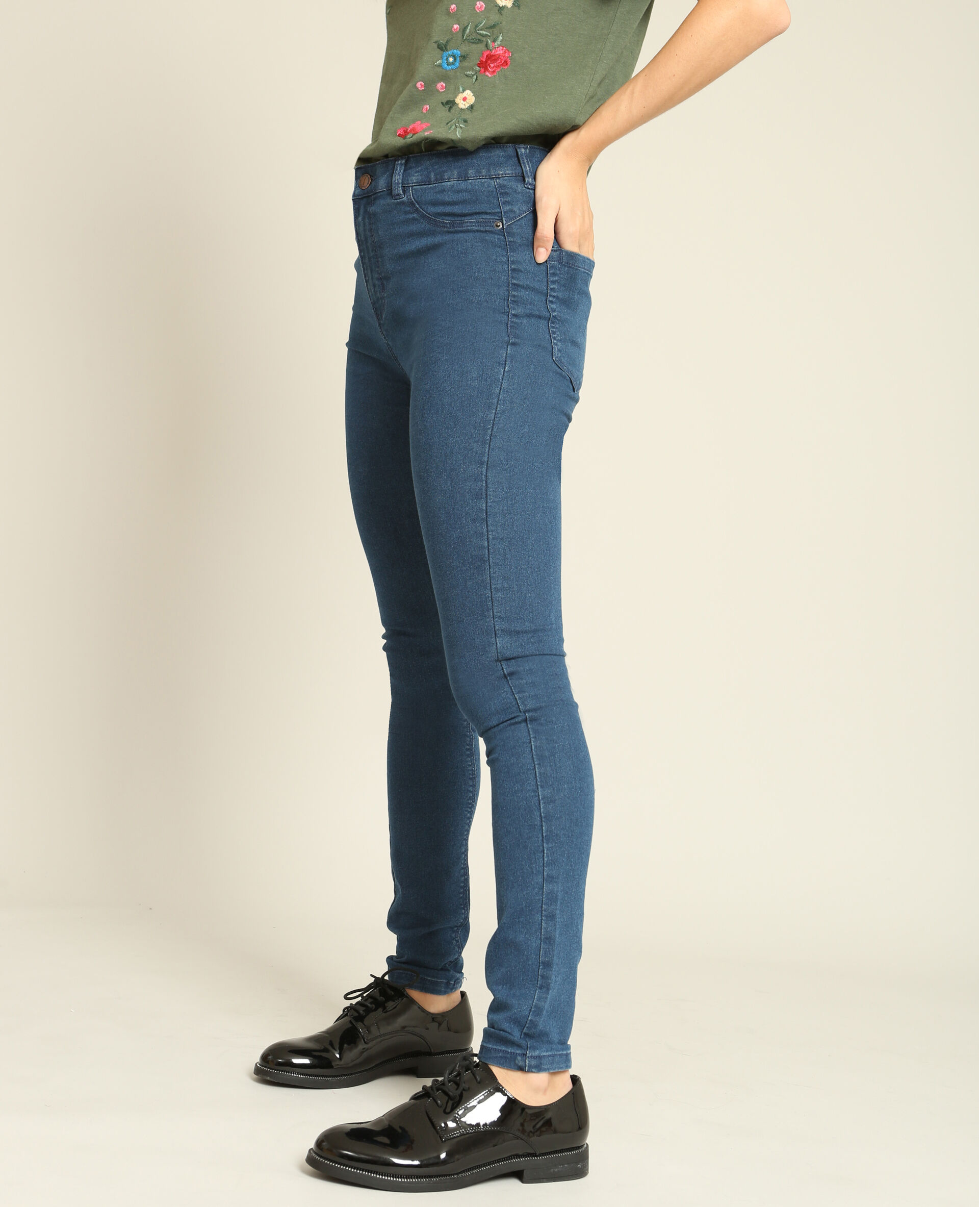 jegging noir taille haute