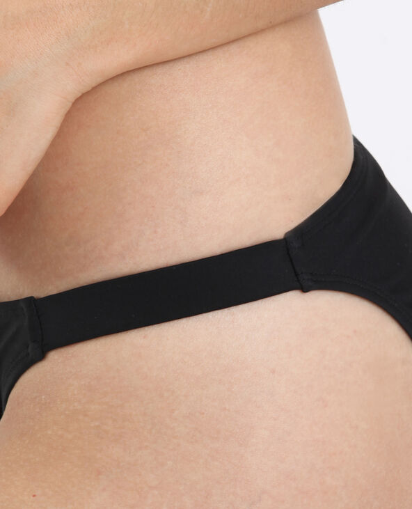 Bas de bikini uni noir - Pimkie