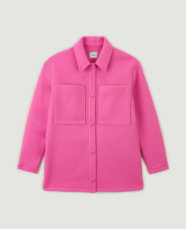 Surchemise avec boutons décorés rose fuchsia - Pimkie
