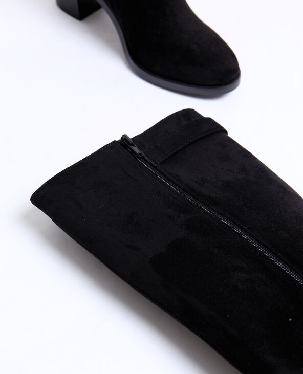 Bottes suédine noir - Pimkie