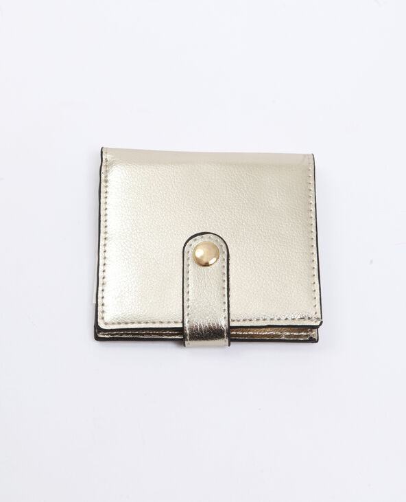 Porte-monnaie pressionné doré - Pimkie