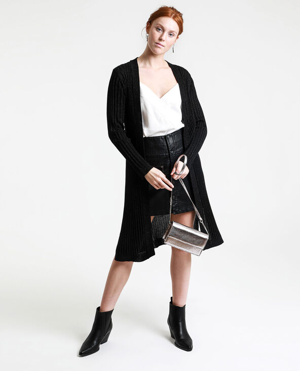 Gilet long noir - Pimkie
