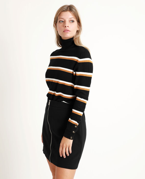 Pull à col roulé noir - Pimkie
