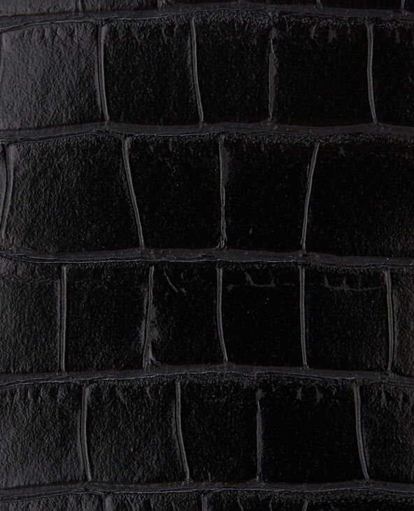 Boots plateformes effet croco noir - Pimkie