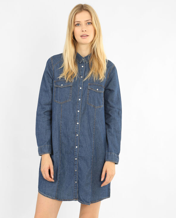 Robe chemise jean