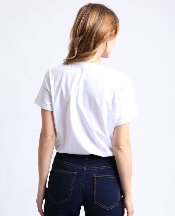T-shirt 90's woman blanc - Pimkie