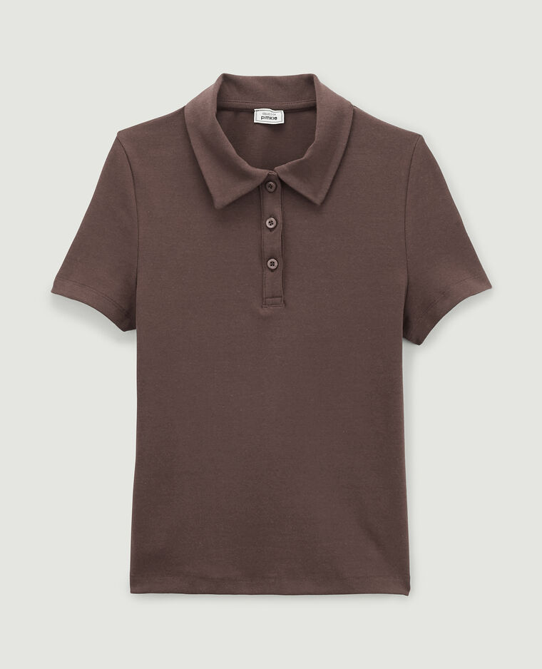Top forme polo marron - Pimkie