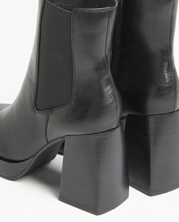 Boots plateforme noir - Pimkie