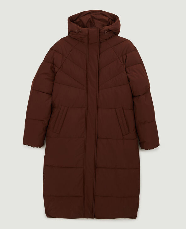 Doudoune matière 100% recyclée marron - Pimkie
