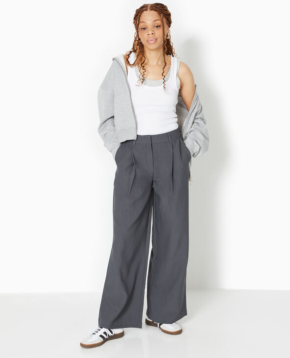 Pantalon large droit deals