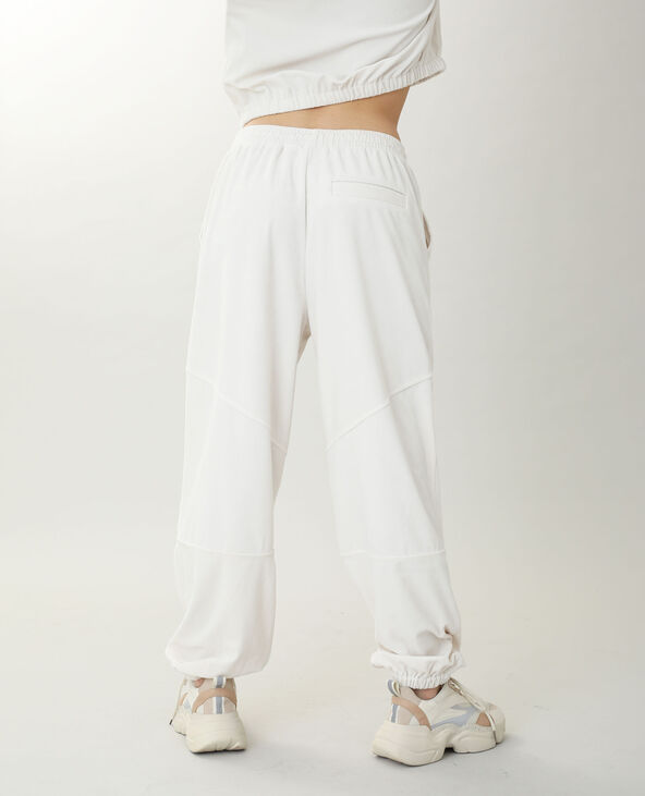 Pantalon de jogging velours blanc - Pimkie
