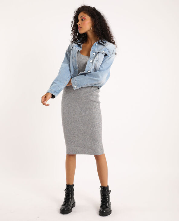Veste en jean bleu - Pimkie