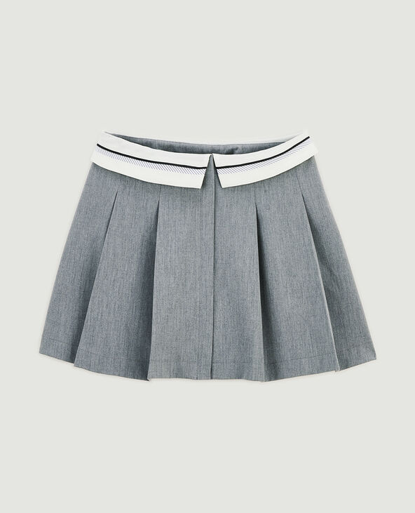Jupe ecoliere grise clearance