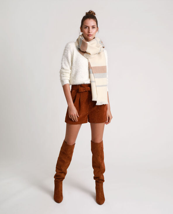 Short effet suédine marron - Pimkie