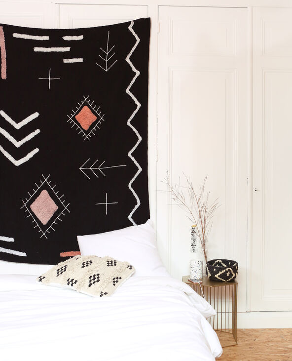 Grand plaid à zigzags noir - Pimkie