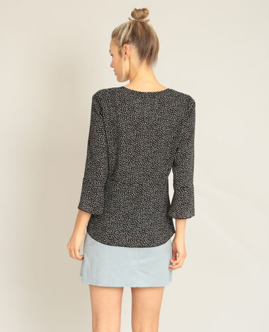 Blouse imprimée noir - Pimkie