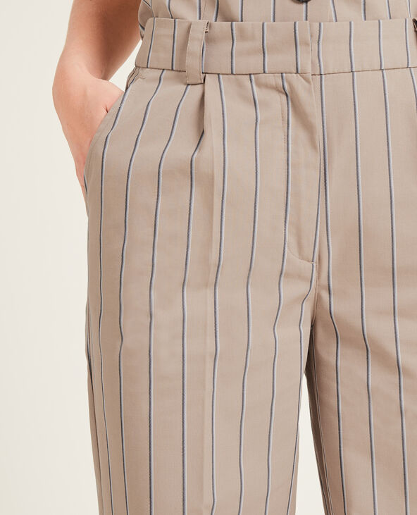 Pantalon wide leg écru - Pimkie
