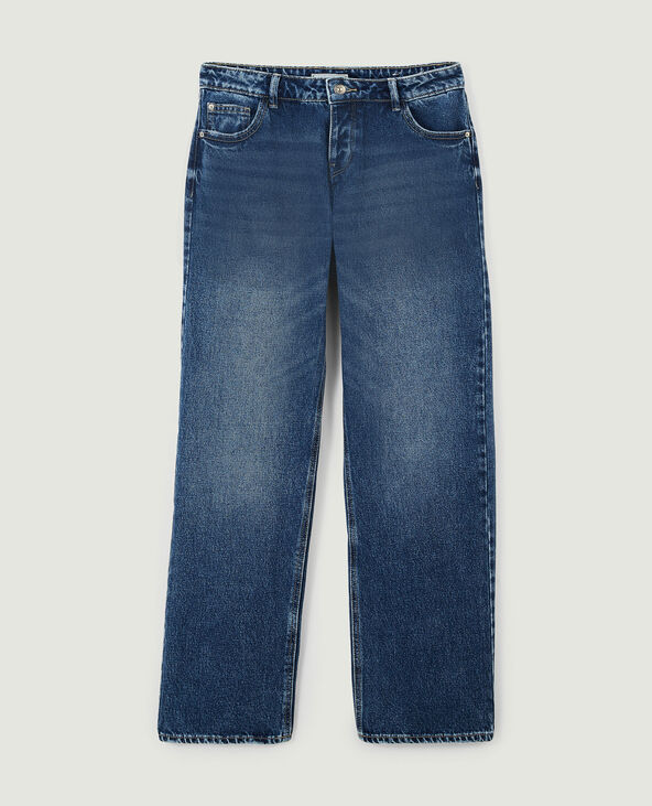 Jean wide taille basse bleu - Pimkie