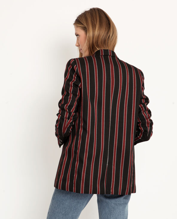 Blazer à rayures noir - Pimkie