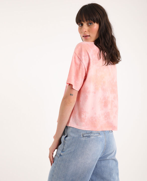 T-shirt tie & dye rose - Pimkie
