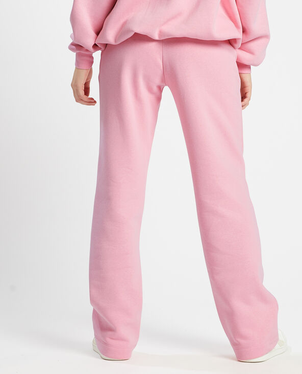 Pantalon de jogging bas droits rose - Pimkie