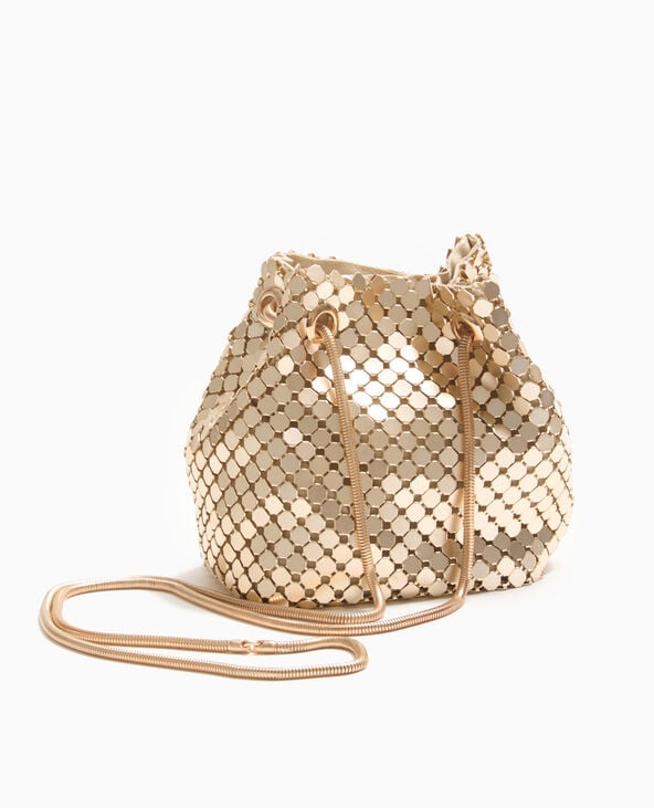 Sac souple métallique doré - Pimkie