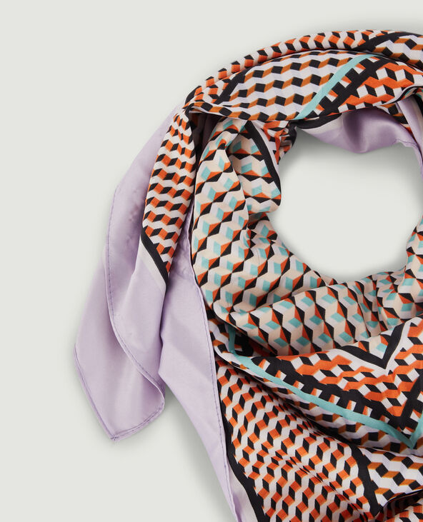 Foulard imprimé violet - Pimkie
