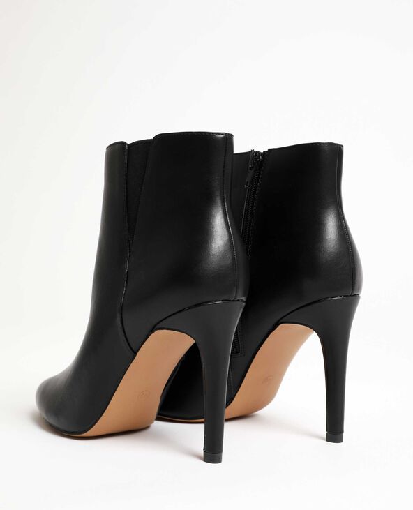 Bottines talon shop aiguille noir