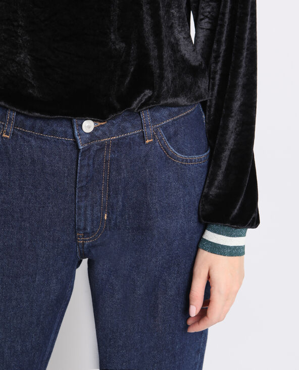 Jean droit mid waist bleu marine - Pimkie