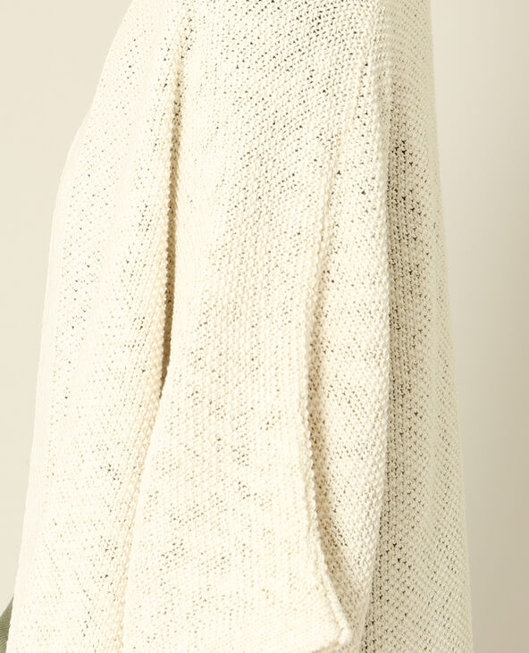 Gilet manches chauve-souris blanc - Pimkie