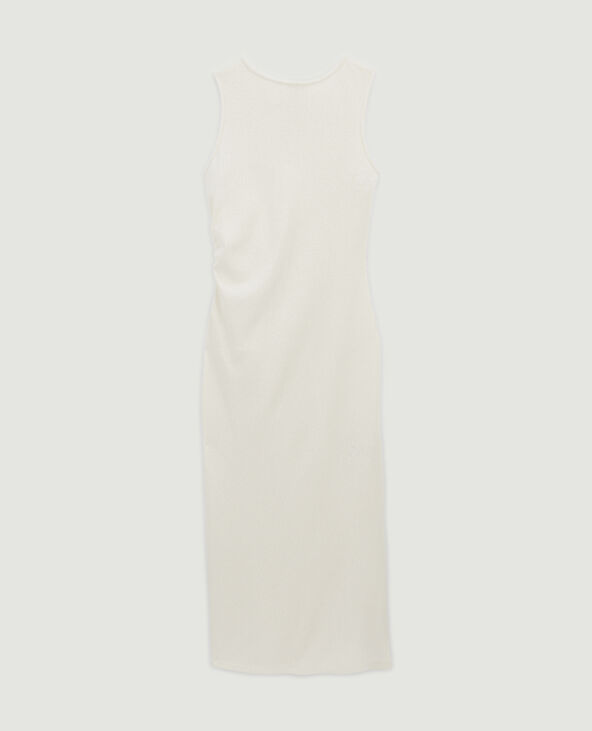 Robe longue en maille blanc - Pimkie