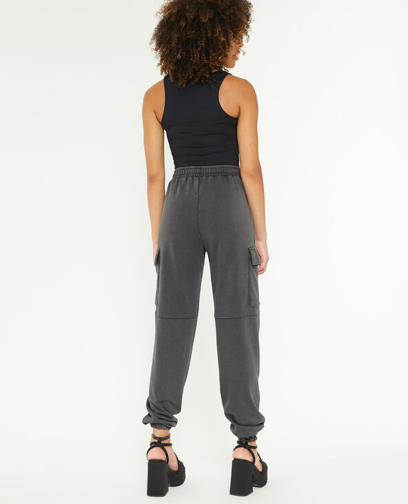 Pantalon de jogging cargo gris foncé - Pimkie