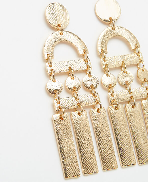 Boucles d'oreilles métal XL doré - Pimkie