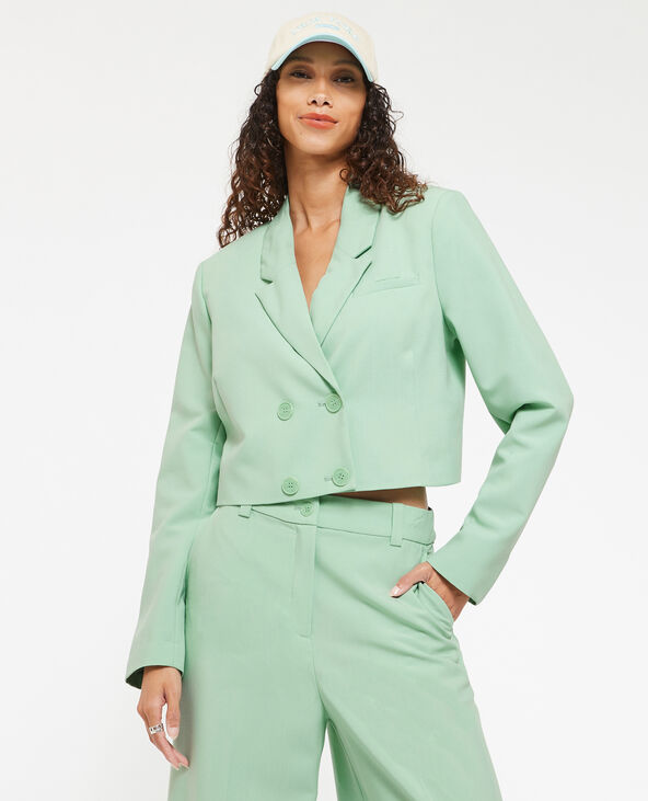Veste cropped double boutonnage Pimkie