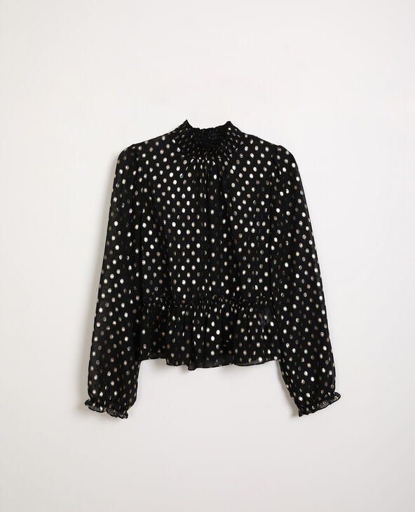 Blouse transparente noir - Pimkie