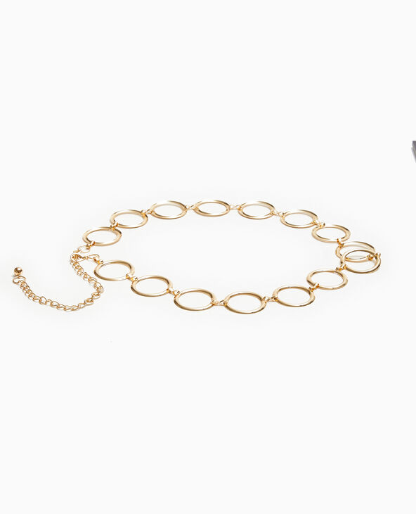 Ceinture anneaux métal outlet