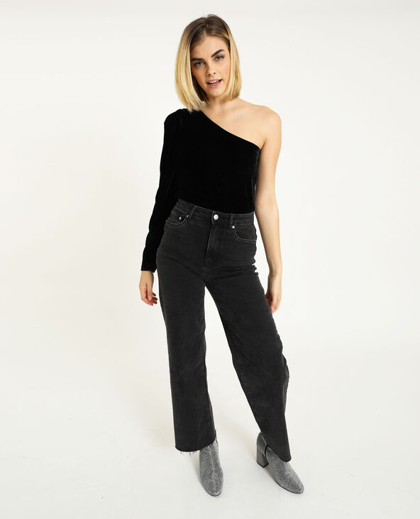 Body one shoulder noir - Pimkie