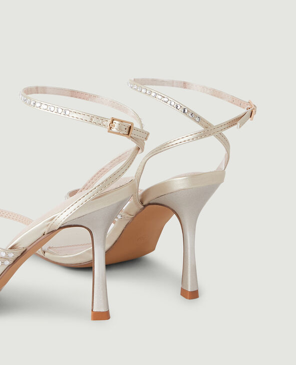 Sandales à brides doré - Pimkie